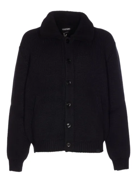 TOM FORD cashmere cardigan Black KBL018YMK094