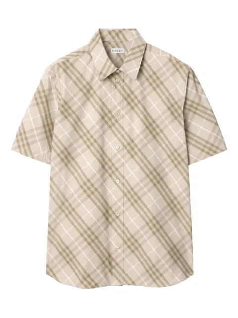 Burberry checked shirt Neutrals 8115156