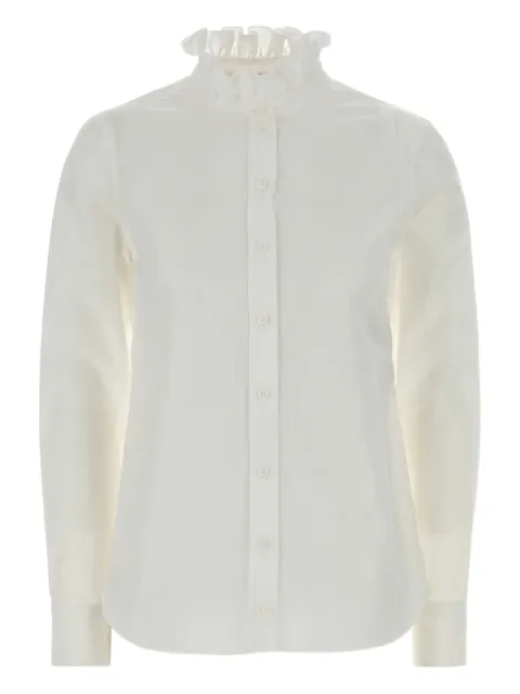 Alexander McQueen ruffle-collar shirt White 848944QAABT