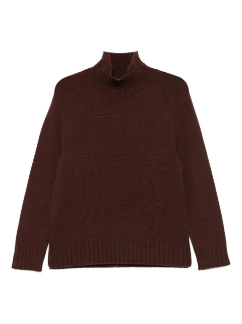 Purotatto high-neck ribbed sweater Brown 2142297