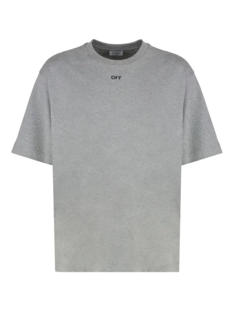 Off-White crew-neck T-shirt Grey 44MAA120G5J00E