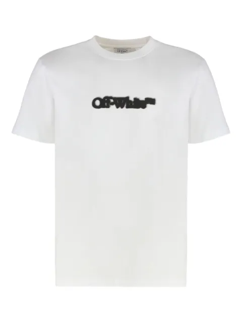 Off-White arrow-print cotton T-shirt White 44MAA027G5J00I0110