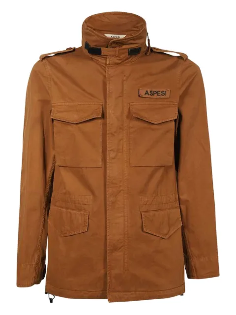 ASPESI multi-pocket cotton jacket Orange S4ACG20A262ST