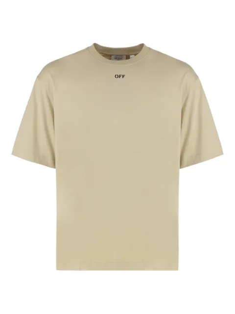 Off-White cotton T-shirt Neutrals 44MAA120G5J00L