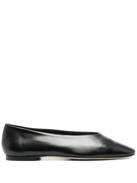 Aeyde Kirsten leather flat Black A11FLMANA8MFL0121800007