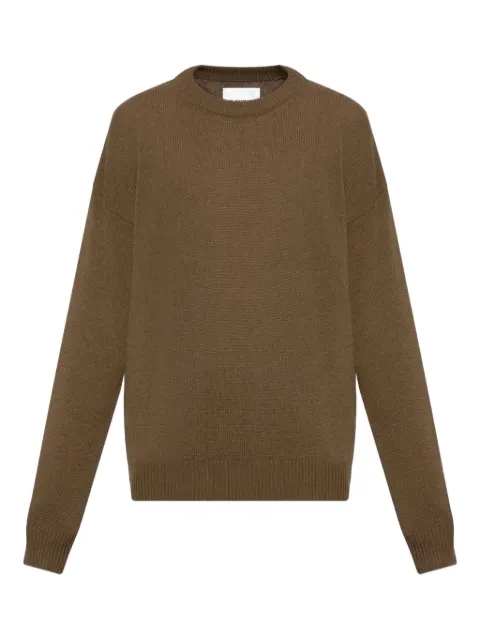Jil Sander crew-neck sweater Brown PF25J21GP0028J13208214PRE