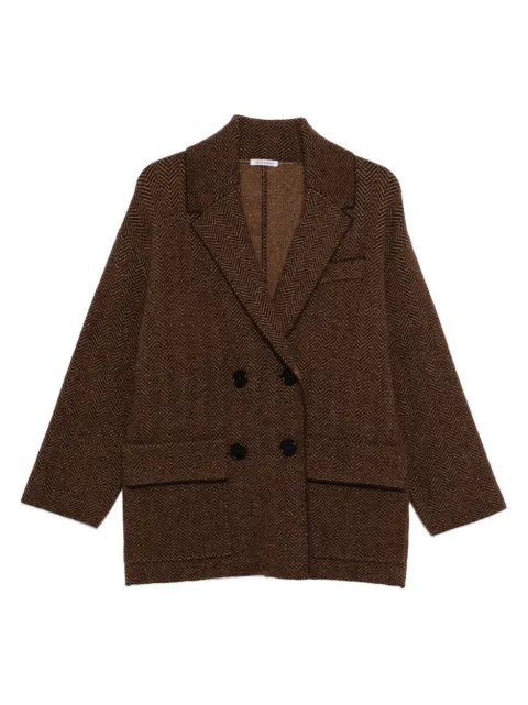 Lebor Gabala double-breasted blazer Brown 25W222RETIRO