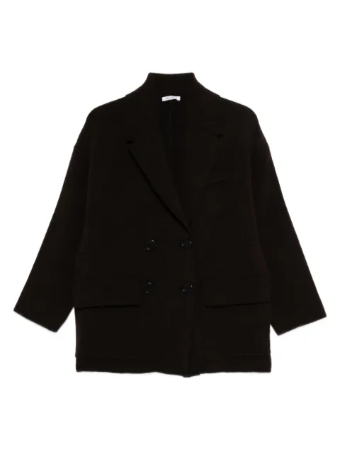 Lebor Gabala double-breasted coat Brown 25W222RETIRO