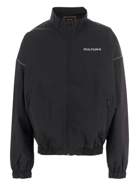 CULTURA zip-up bomber jacket Black V003