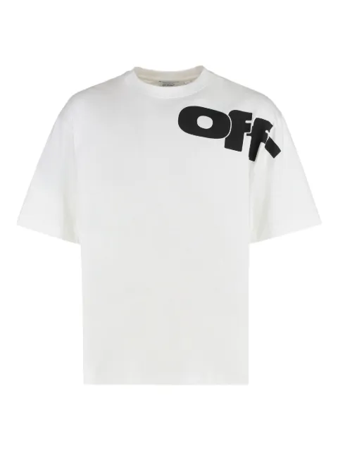 Off-White logo-print T-shirt White 44MAA120G5J003