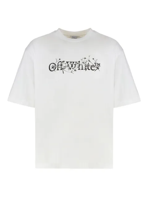 Off-White logo-print T-shirt White 44MAA120G5J0050110