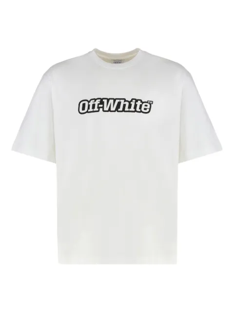 Off-White logo-print T-shirt White 44MAA120G5J00J
