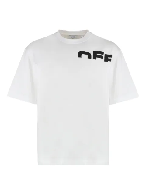 Off-White logo-print T-shirt White 44MAA120G5J007