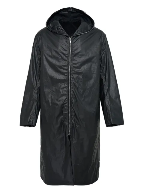 Rick Owens Mac hooded raincoat Black RU02E1979PCT09