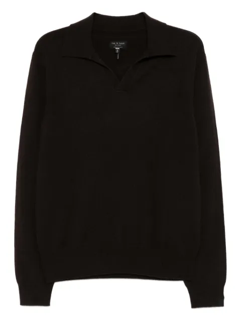 rag & bone Downing polo shirt Brown RH3025F6MCA
