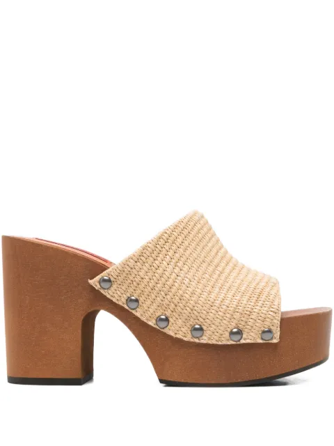 Simon Miller 110mm stud-detail heeled sandals Neutrals F3339046