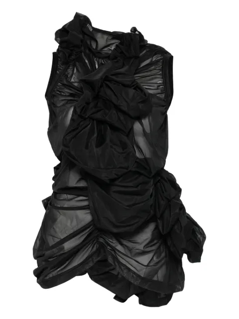 Comme Des Garçons ruffled T-shirt Black GPT004