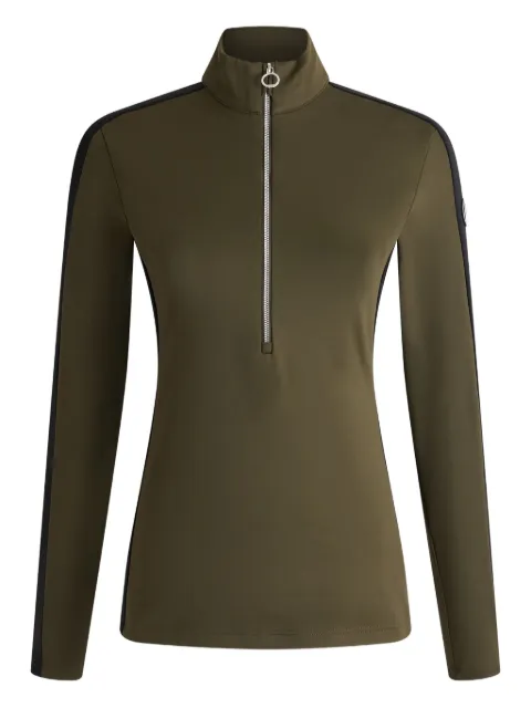 Fusalp logo-detail ski top Green 25HI1201