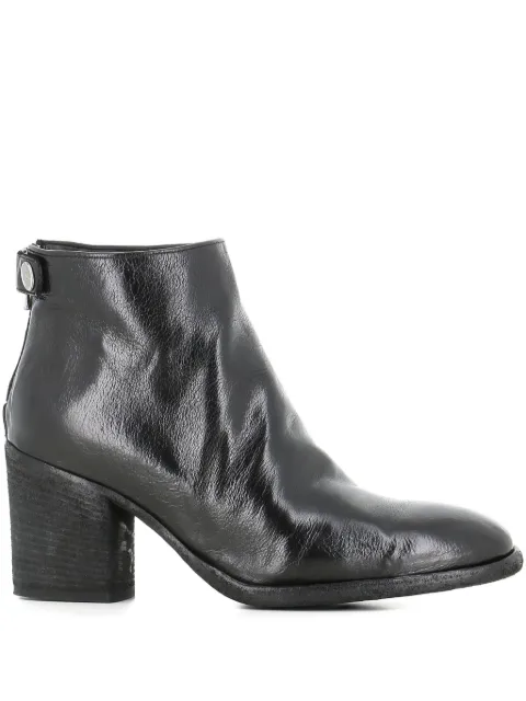 Officine Creative zip-fastening block-heel boots Black OCDDELI001IGNIS1000