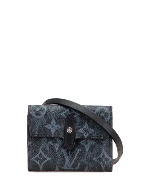 Louis Vuitton Pre-Owned 2020 Monogram Pastel Cross Card Holder crossbody bag Black TZUK21IGP6J666U1