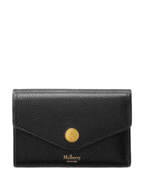 Mulberry folded leather wallet Black BA25RL6447205A100