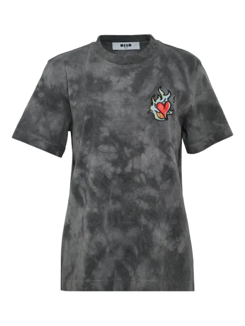 MSGM Love short-sleeved T-shirt Grey 3941MDM99SE25758896