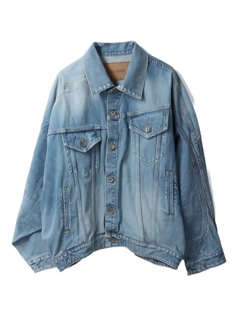 Doublet asymmetric denim jacket Blue 25AW24BL23500INDIGO