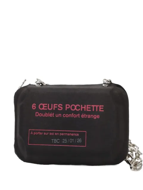 Doublet Egg Pack messenger bag Black 25AW97BG6900BLACK