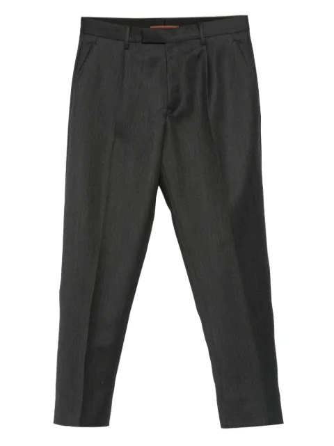 Zegna pleated-front pants Grey RUGI11A2TP45K98R001