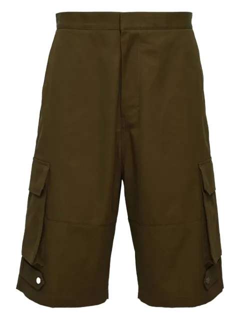 AMI Paris cargo-pockets shorts Green HSO817CO013200298