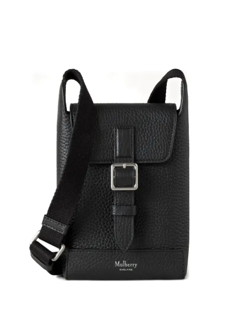 Mulberry Chiltern leather phone pouch Black BA25RL8846205A100