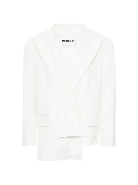 MEDEEA asymmetric double-breasted blazer WAJW