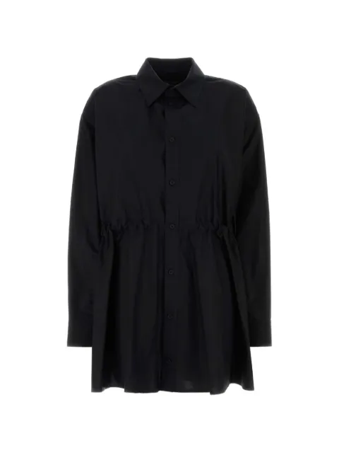 Balenciaga cotton shirt mini dress Black 852450TRM28