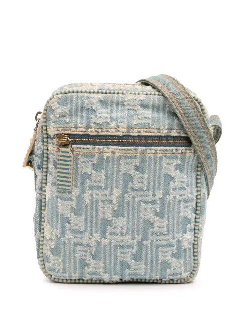 Fendi Pre-Owned 2000-2010 Zucca Denim crossbody bag Blue N9KV2HWGQ2UDVCHN
