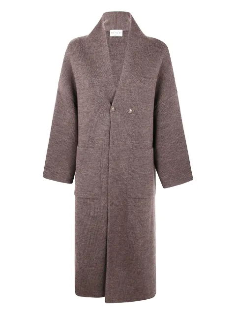 Ma'ry'ya double-breasted pocket coat Brown YRK031