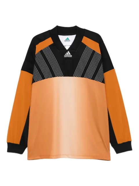 adidas panelled V-neck sweatshirt Orange JX1455