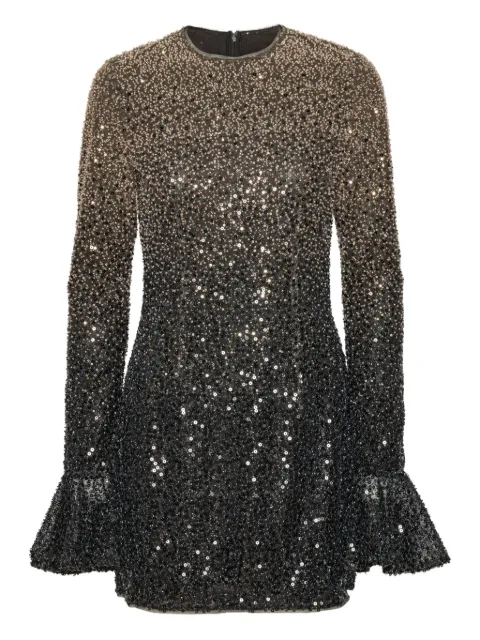 ROTATE BIRGER CHRISTENSEN long-sleeve mini dress Black 1149851348