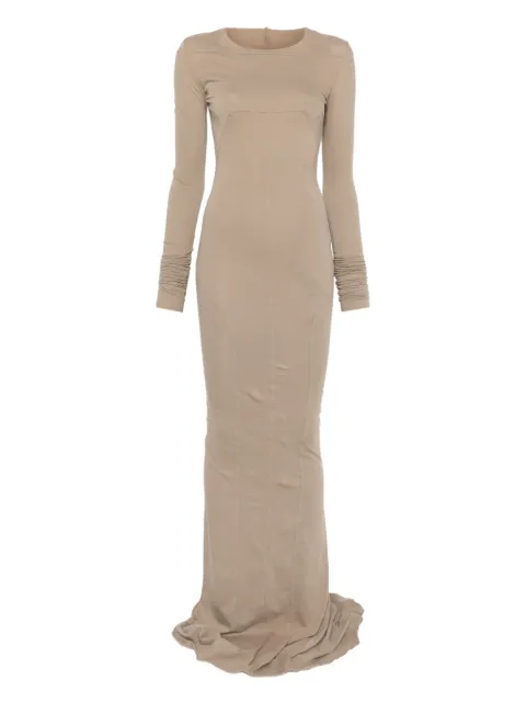 Rick Owens DRKSHDW long sleeve dress Neutrals DS02E7512RN