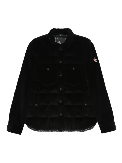 Moncler Grenoble Gelt corduroy down shirt jacket Black L20971G0000454AL0