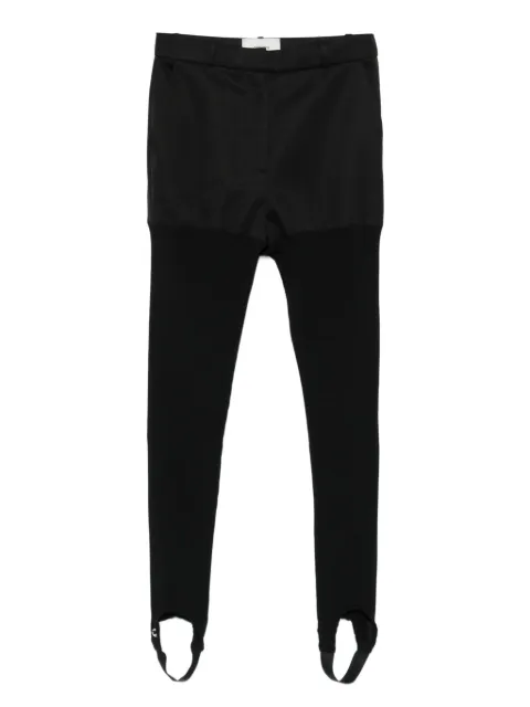 Coperni high-waisted stirrup trousers Black COPP138F3004
