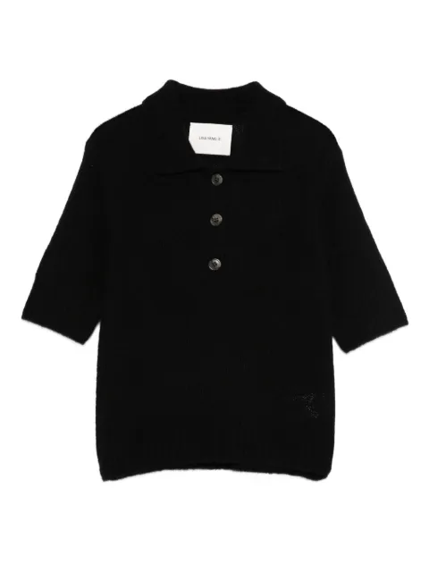 Lisa Yang knitted polo top 2025104