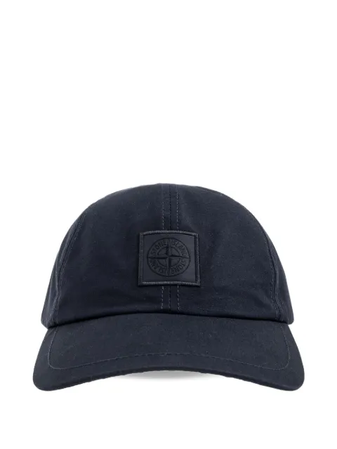 Stone Island logo-patch baseball cap Black K2S159100016S00F1