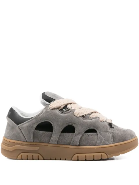 SANTHA cut-out sneakers Grey YU04S1TAAS