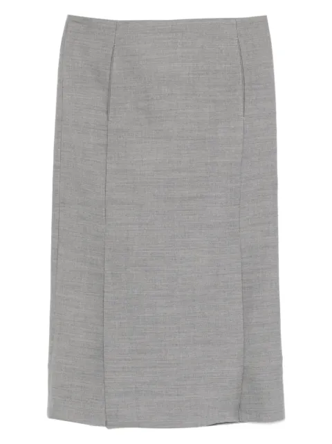 ENTIRE STUDIOS straight skirt Grey ESWW257017WG