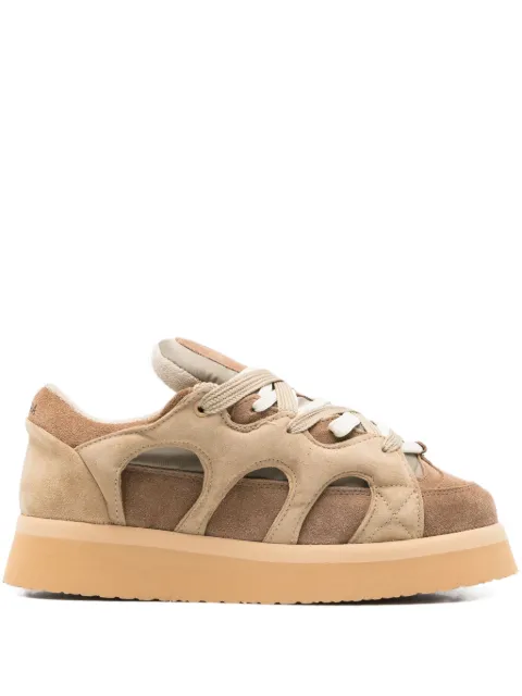 SANTHA cut-out sneakers Neutrals YU04SPORBM