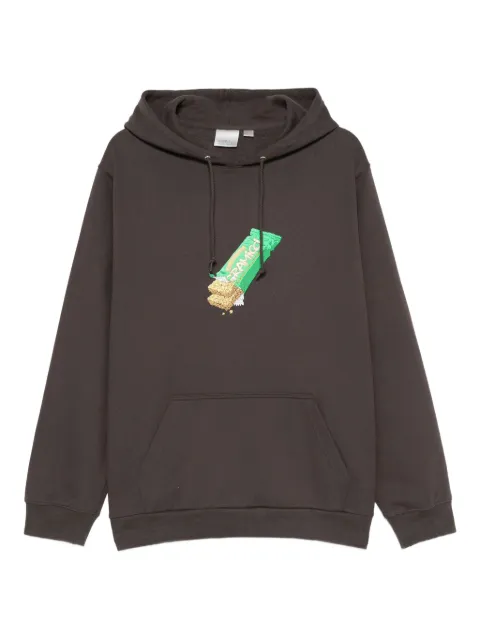 Gramicci graphic-print hoodie Brown G5FUJ091