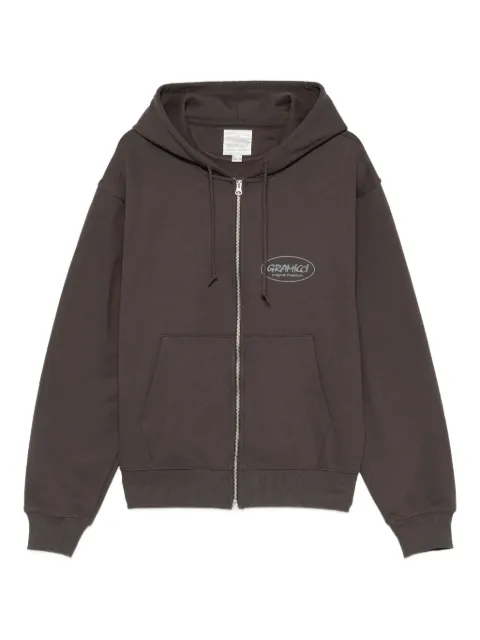 Gramicci zip-up hoodie Brown G5FUJ094