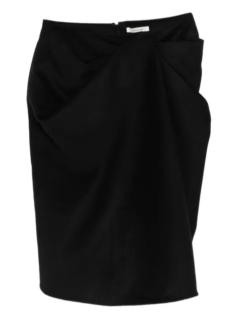 ENTIRE STUDIOS asymmetric skirt Black ESWW257015BW