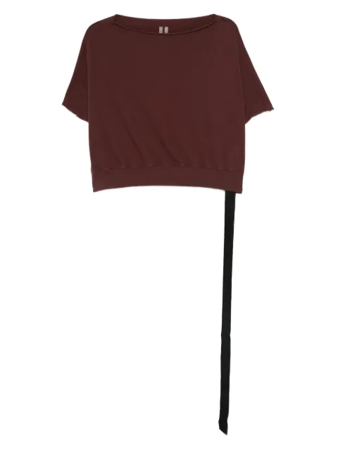 Rick Owens DRKSHDW organic cotton cropped top Red DS02E7243RN