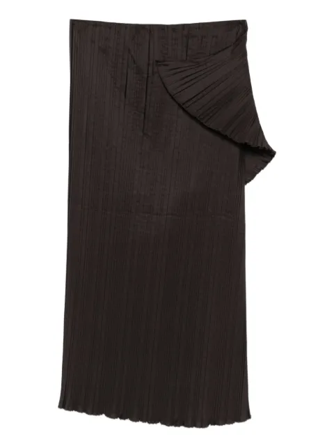 Liviana Conti plissé skirt Black L5WY48